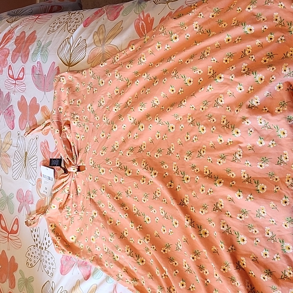 Forever 21 flower plus dress